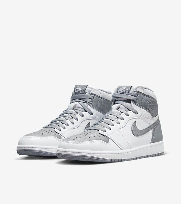 View of Air Jordan shoes.